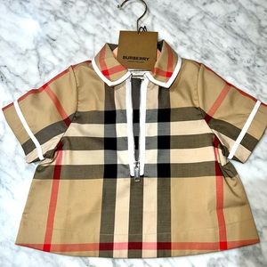 NWT! Burberry kids 12m polo. Brand new. Original price $260.